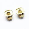 Brass Ear Nuts KK-I641-01G-2