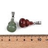 Natural & Synthetic Mixed Stone Gourd Pendants G-N344-08P-3