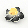 Handmade Polymer Clay 3D Flower Plumeria Beads CLAY-Q192-30mm-01-2