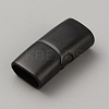 316 Stainless Steel Magnetic Clasps with Glue-in Ends STAS-WH0036-23MEB-1