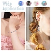 30Pcs 3 Styles Handmade Gold Sand Lampwork Beads LAMP-YW0001-34A-6