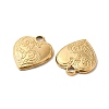 Ion Plating(IP) 304 Stainless Steel Pendants STAS-H212-37G-2