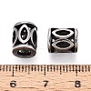 304 Stainless Steel European Style Large Hole Beads STAS-T072-113AS-3