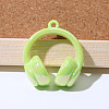 UV Plating Opaque Acrylic Pendants SACR-FZC0001-001C-1
