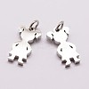 Tarnish Resistant 316 Surgical Stainless Steel Pendants LS-STAS-K116-02P-B-1