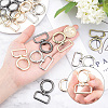 Zinc Alloy Swivel Clasps PALLOY-PH0013-84-RS-3