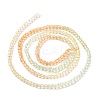 Transparent Gradient Color Glass Beads Strands GLAA-G101-2mm-05-4
