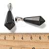Natural & Synthetic Gemstone Pointed Pendants G-B127-15P-4