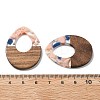 Resin and Walnut Pendants FIND-R051-10-4