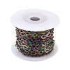 PVD Vacuum Plating 304 Stainless Steel Cable Chains CHS-TA0001-03MC-10