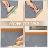 12Pcs Square Self-adhesion Polyester Carpet Tape DIY-CN0003-45D-5