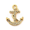 304 Stainless Steel Crystal Rhinestone Pendants STAS-P385-07A-G-1