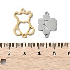 16Pcs 4 Style 201 Stainless Steel Links Connectors STAS-DC0001-82-3