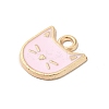 Rack Plating Alloy Enamel Charms ENAM-P254-03KCG-04-2