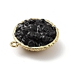 Natural Obsidian Chip Pendants KK-C242-05G-06-4