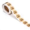 Self-Adhesive Kraft Paper Gift Tag Stickers LS-DIY-G013-A18-2