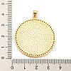 Brass with Cubic Zirconia Pendants KK-K332-16B-G01-3
