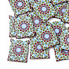 Printed Basswood Cabochons LS-WOOD-S045-074A-1