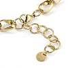 304 Stainless Steel Curb Chain Necklaces NJEW-K387-02G-2