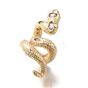 Brass Micro Pave Cubic Zirconia Beads KK-U061-23G-2