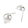 SHEGRACE Brass Stud Earring Findings XGRQ64407-867P-2