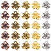 80Pcs 5 Colors Zinc Alloy Pendants FIND-LP0002-57-1