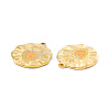 PVD Vacuum Plating 201 Stainless Steel Enamel Pendants STAS-J401-VC1022-2
