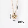 Fashionable and Elegant Butterfly Brass Rhinestone Pendant Necklaces QH8732-2-1
