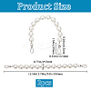 Plastic Imitation Pearl Beads Bag Chain Straps FIND-WH20009-37P-2