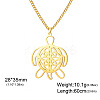 Ocean 304 Stainless Steel Laser Cut Pendant Necklaces FS-WGCBEAA-02-1