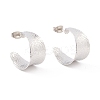 Non-Tarnish 304 Stainless Steel Chunky C-shape Stud Earrings EJEW-P198-12P-1
