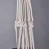 Handmade Cotton Rope Hanging Planters Sets LS-AJEW-WH0112-05-5