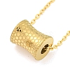 Ion Plating(IP) 304 Stainless Steel Pendants Necklace for Women NJEW-A027-05G-1
