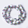 Printed & Spray Painted Glass Beads X-GLAA-S047-02C-03-2