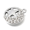 UV Plating Alloy Crystal Rhinestone Pendants RB-CBAD37D-06P-2