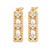 Brass Micro Pave Cubic Zirconia Pendants KK-Z146-30G-1