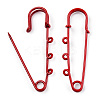 Spray Painted Iron Brooch Findings IFIN-K043-01A-08-1