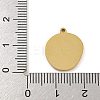 316 Surgical Stainless Steel Enamel Pendants STAS-M073-12G-3