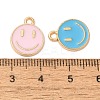 96Pcs 12 Colors Alloy Enamel Charms ENAM-FH0001-60-11