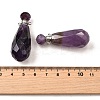 Natural Mixed Stone Perfume Bottle Pendants G-L623-06P-4