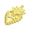 Alloy Rhinestone Settings Pendant PALLOY-H132-02G-05-2