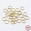 925 Sterling Silver Saw Cut Open Jump Rings STER-F036-02G-0.7x4mm-4