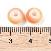 Opaque Spray Painted Glass Beads X1-GLAA-G118-01D-3