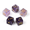 Natural Amethyst Carved Cube Dice T144-07G-1