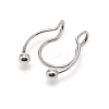 Wire Wrap Nose Ring for Teen Girl Women LS-AJEW-TAC0029-08P-2