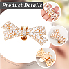 2Pcs Bowknot Alloy Rhinestone Shoe Decorations FIND-CP0002-26B-6