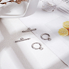 2Bags Stainless Steel Toggle Clasps FIND-LP0007-66-1