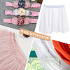 20M Polyester Stretch Frilly Edge Lace Ribbon OCOR-GF0003-37F-5