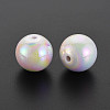 Opaque Acrylic Beads X-MACR-S370-D20mm-01-5