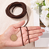 5M DIY Frosted Cowhide Leather Cord OCOR-GF0004-97B-02-3